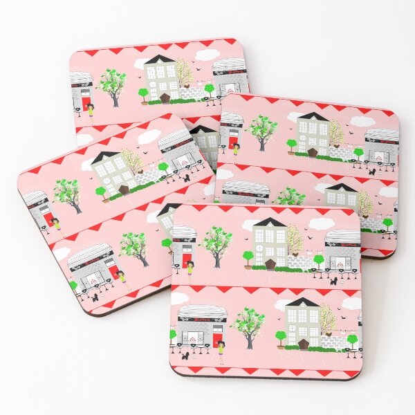 Item preview, Cute Whimsical French Avenue Scene designed and sold by Artification.