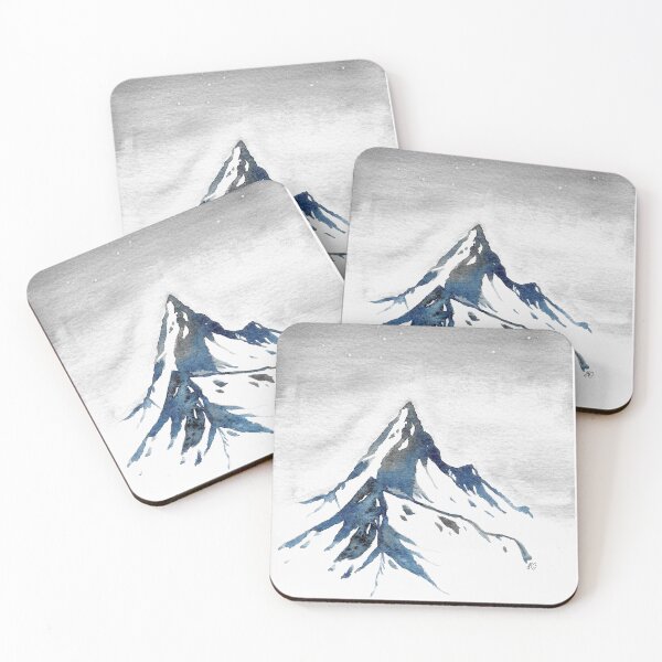 Item preview, Snowy Peak  designed and sold by María Casas Watercolour Designs.