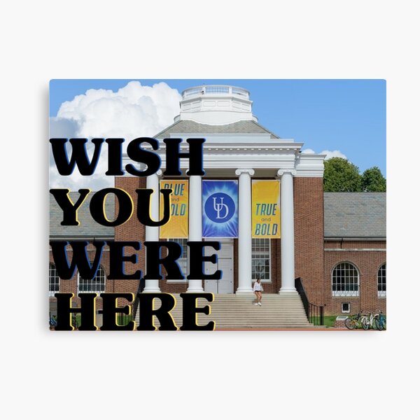 wish you were here del Canvas Print