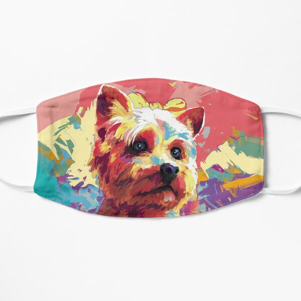 Yorkshire Terrier Dog Flat Mask