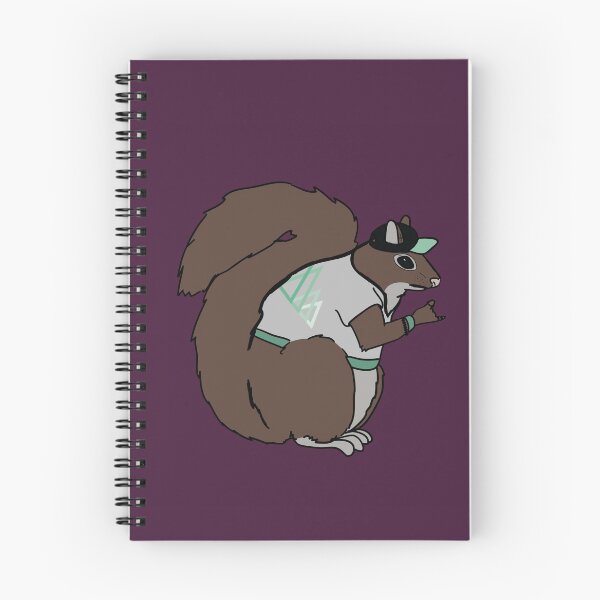 Item preview, Punk Rock Squirrel Purple  designed and sold by KayCDesigns.