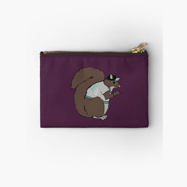 Aperçu de l'œuvre Écureuil Punk Rock Violet créée et vendue par KayCDesigns.