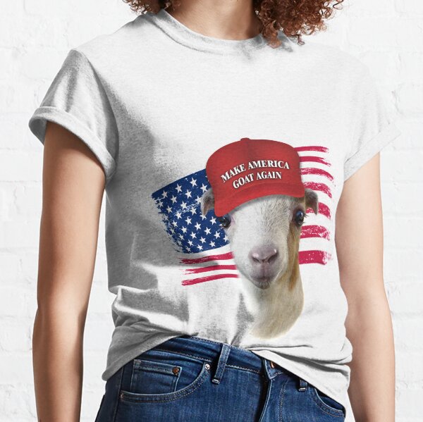 Make America GOAT Again LaMancha Kid Goat Classic T-Shirt