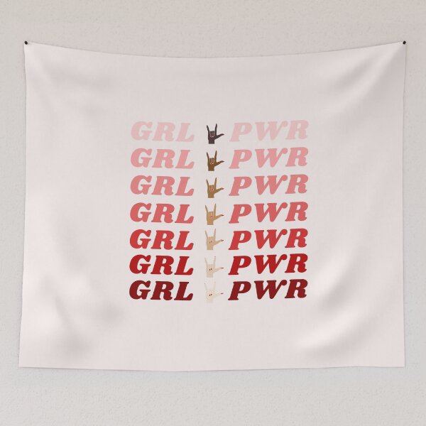 Item preview, GRL PWR - Girl power unite, strength in diversity  designed and sold by gimmesometees.