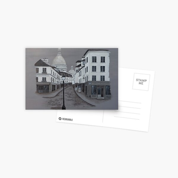A Walk in Montmartre Postcard