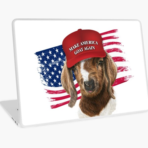 Make America GOAT Again Boer Kid Goat Laptop Skin