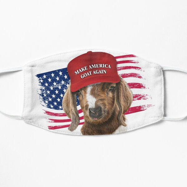 Make America GOAT Again Boer Kid Goat Flat Mask