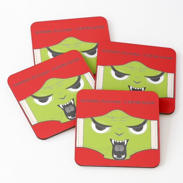 Item preview, Vampire Covid Mask pattern  Shirt - Green Monster designed and sold by domdjs4239.