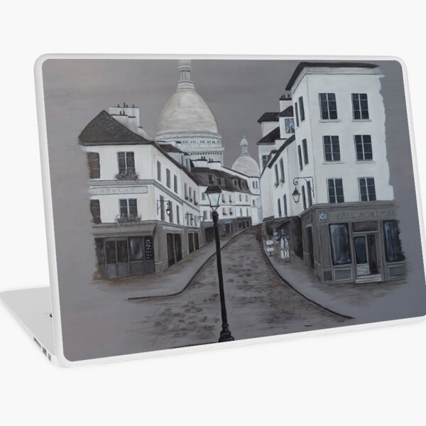 A Walk in Montmartre Laptop Skin