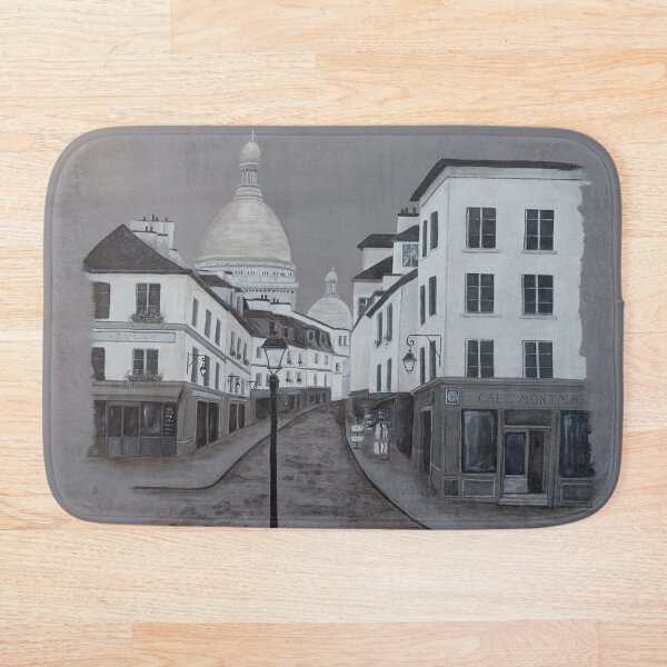 A Walk in Montmartre Bath Mat