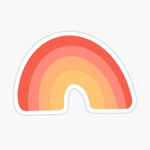 Pastel Rainbow Sticker