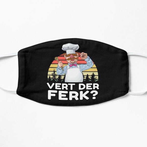 Muppet Show Swedish Chef Expletive New Funny  Flat Mask