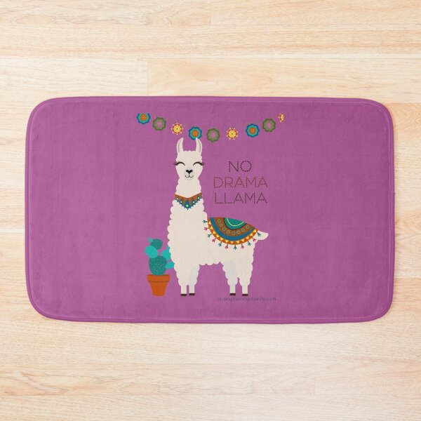 Item preview, No Drama Llama (Purple) designed and sold by My Serendipity Finds.