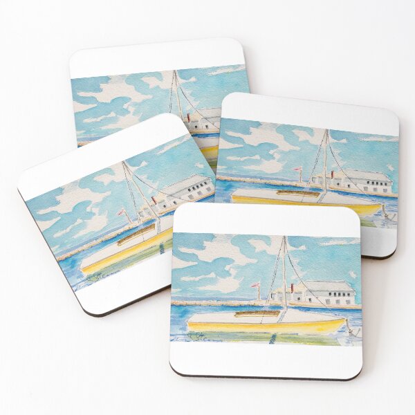 Item preview, Moored at Wychmere Harbor designed and sold by Kimberly Stein Studio.