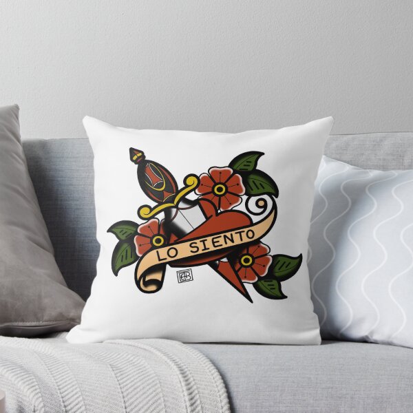 Item preview, "Lo Siento" Traditional Tattoo Dagger designed and sold by TheBoozyMoose.