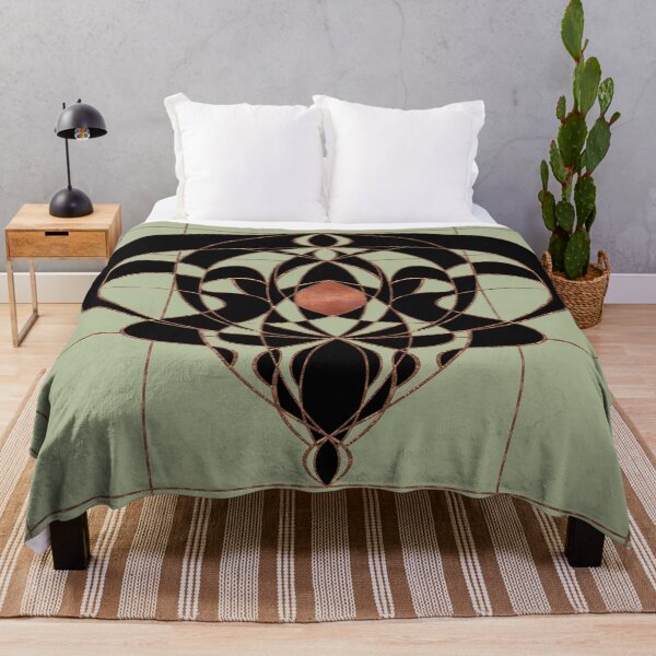 Aperçu de l'œuvre Art Nouveau Decadence Nostalgia Mint créée et vendue par Xarah.