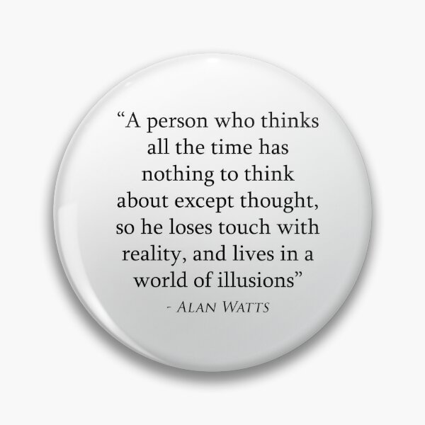 Item preview, Alan Watts quote designed and sold by AceWatkins.