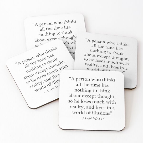 Item preview, Alan Watts quote designed and sold by AceWatkins.
