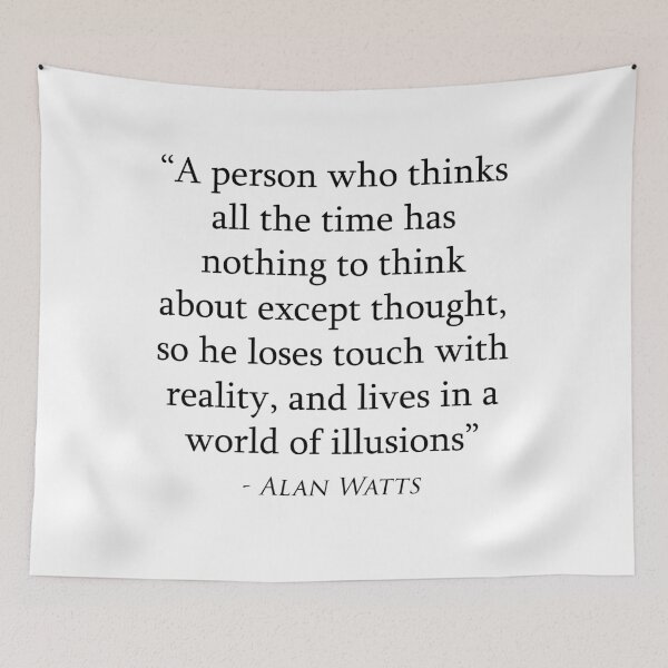 Item preview, Alan Watts quote designed and sold by AceWatkins.
