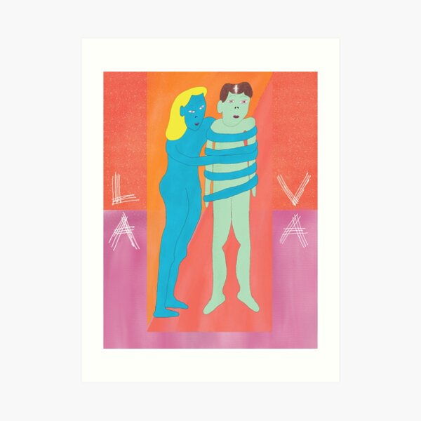 Cooks still woozy lava inspired Art Print