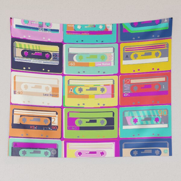 Item preview, All in the mix - retro music cassette tapes designed and sold by Carolynne.