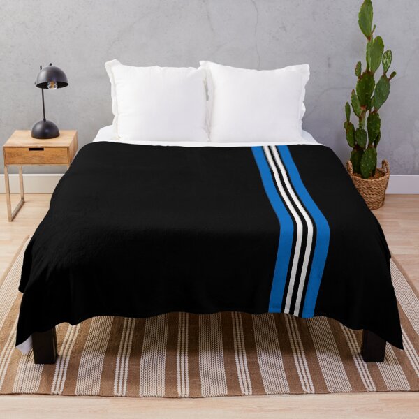Item preview, Scotland Racing Stripes No. 4 / Blue White Racing Stripes Quad designed and sold by PEK1787.
