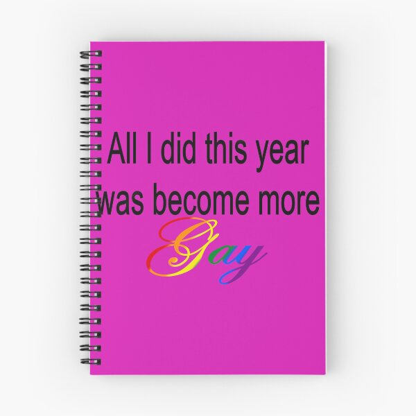 Item preview, All I did this year was become more Gay Pink designed and sold by LilithPan.
