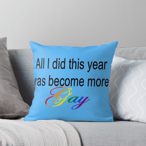 Item preview, Todo lo que hice este año fue ser más Gay Blue designed and sold by LilithPan.