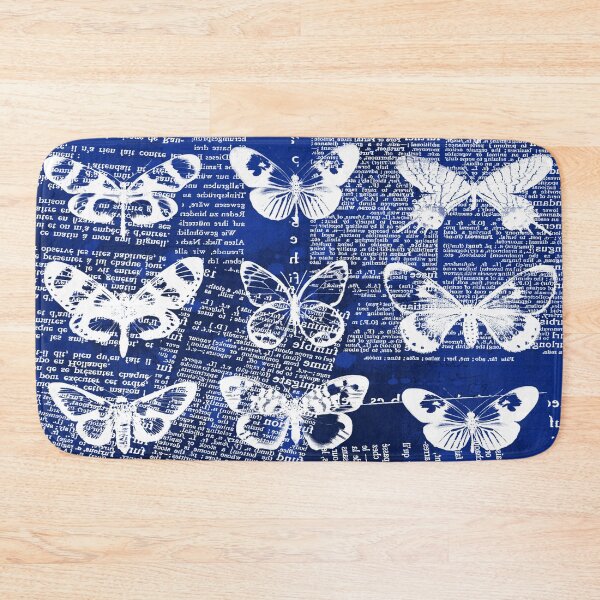 Item preview, cobalt butterfly collage designed and sold by Carolynne.