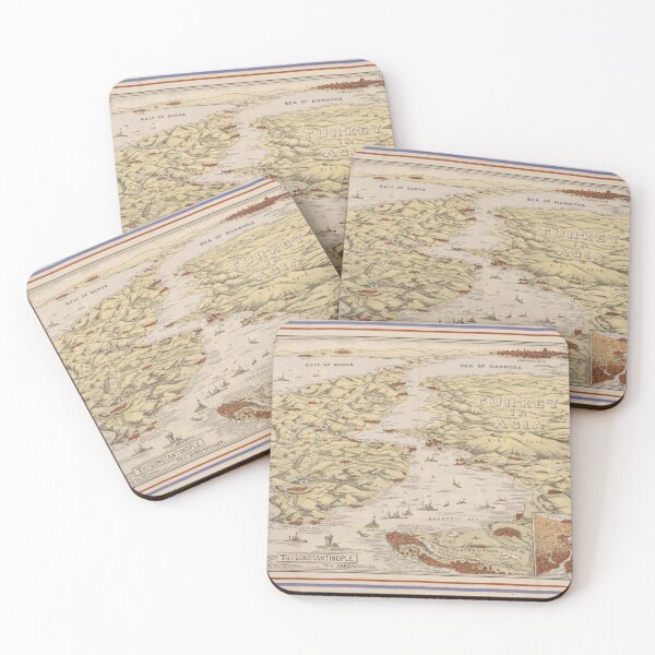 Item preview, Vintage Gallipoli Campaign Map (1915) Dardanelles Battlefield Atlas designed and sold by BravuraMedia.