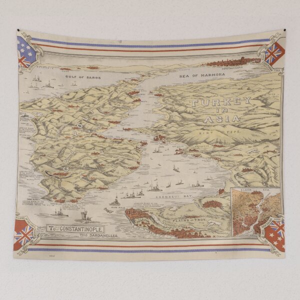 Item preview, Vintage Gallipoli Campaign Map (1915) Dardanelles Battlefield Atlas designed and sold by BravuraMedia.