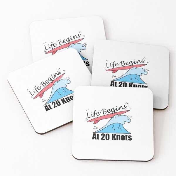 Item preview, life begins at 20 Knots best sport surf  designed and sold by zazluxe.