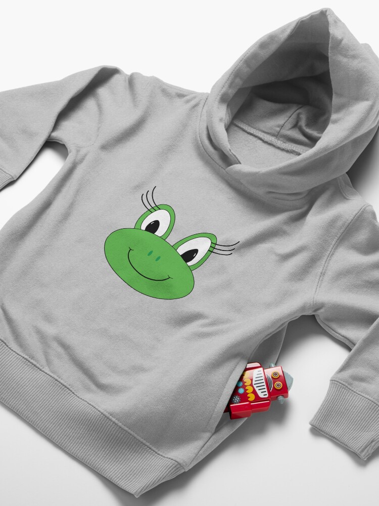 Alternate view of Carlee Frog Toddler Pullover Hoodie