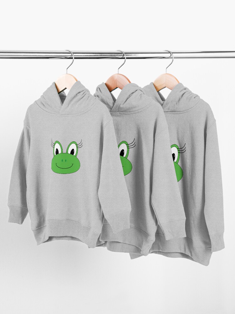 Alternate view of Carlee Frog Toddler Pullover Hoodie