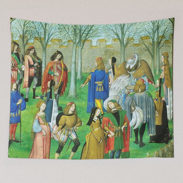 Item preview, Round dance with music in the garden of Sir Mirth designed and sold by brushandframes.