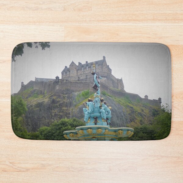 Item preview, Edinburgh Castle and Ross Fountain  designed and sold by WanderingBark.