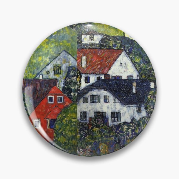 Item preview, Painting of houses on the river designed and sold by ItsArtShirt.