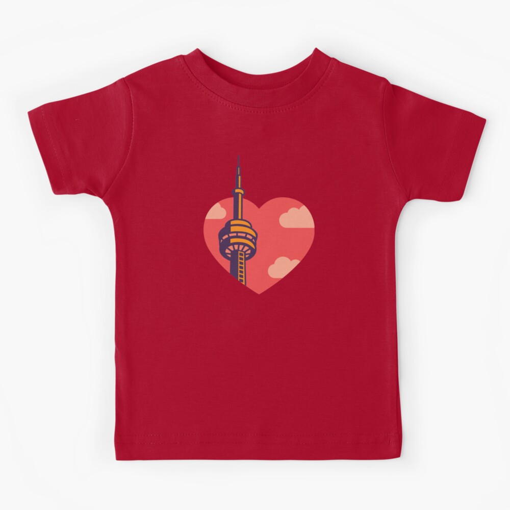 I Heart Toronto CN Tower Kids T-Shirt for Sale by SOMA APPAREL