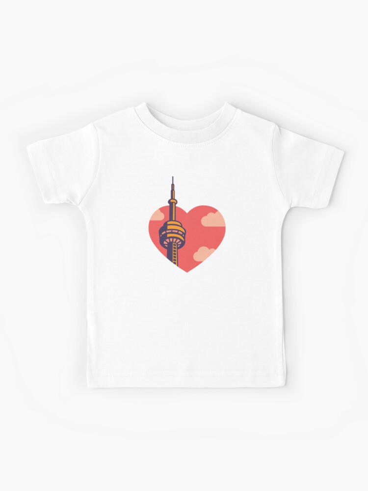 I Heart Toronto CN Tower Kids T-Shirt for Sale by SOMA APPAREL