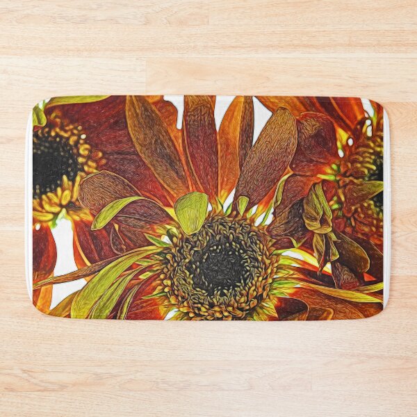 Item preview, Orange Studio Flowers designed and sold by bloomingvine.