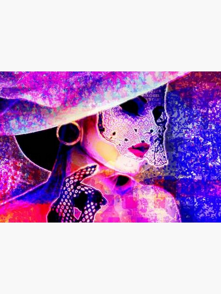 COLORFUL WOMAN IN SUNHAT by michaeltodd