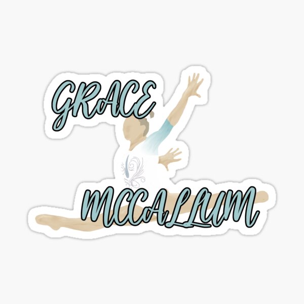 Grace McCallum Art with Name Sticker