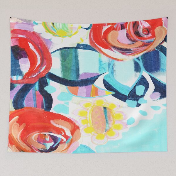 Item preview, Bright flowers designed and sold by Carolynne.