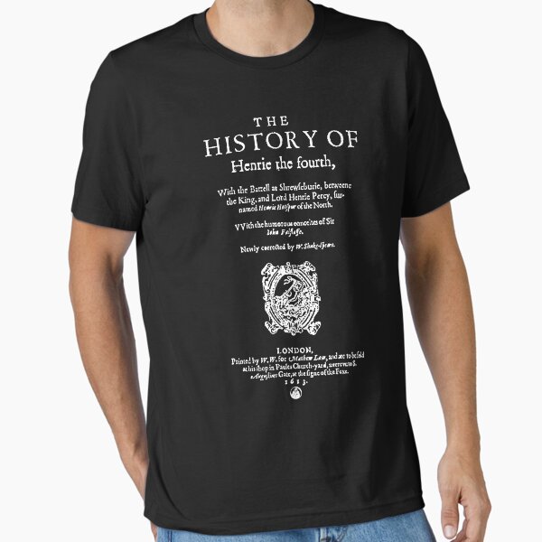 Item preview, Shakespeare's Henry IV, Pt 1 Front Piece - Simple White Text Version designed and sold by Styled Vintage.