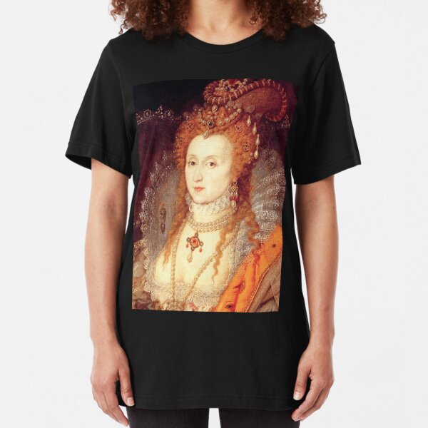 Elizabeth I Portrait Slim Fit T-Shirt