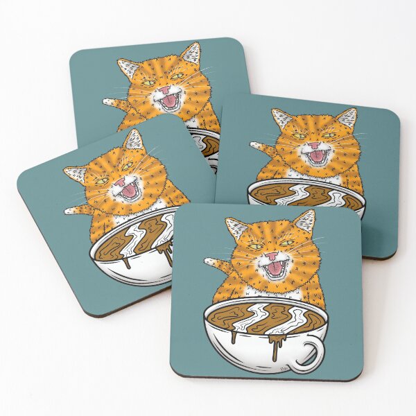 Item preview, Coffee Cat designed and sold by iamriboflavin.