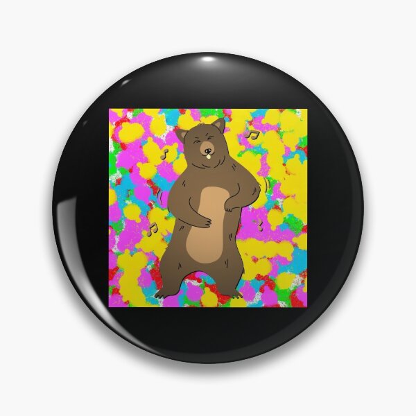 Item preview, Dancing Bear Colour/Color Pop Background Funky Tie Dye designed and sold by IBMClothing.