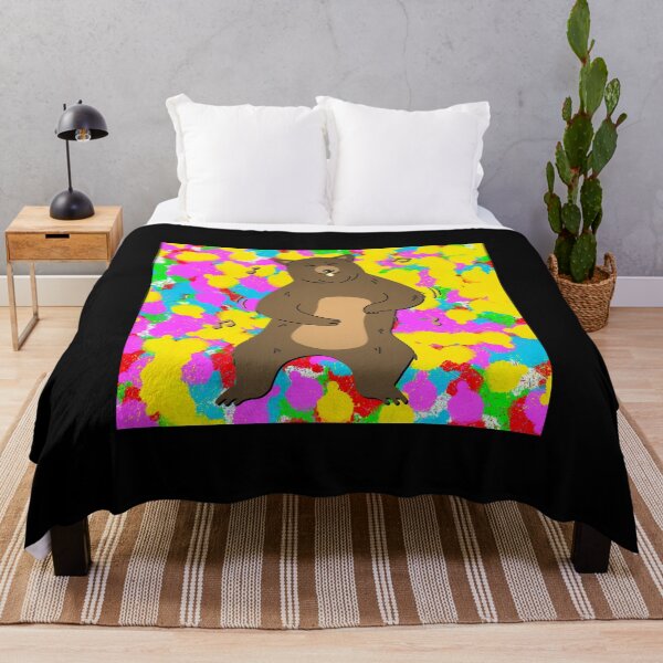 Item preview, Dancing Bear Colour/Color Pop Background Funky Tie Dye designed and sold by IBMClothing.