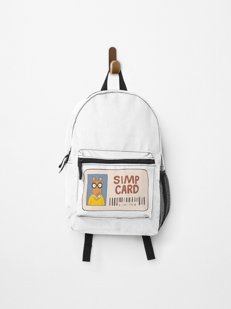 Thumbnail 1 of 3, Backpack, Simp Card designed and sold by barrowemma.