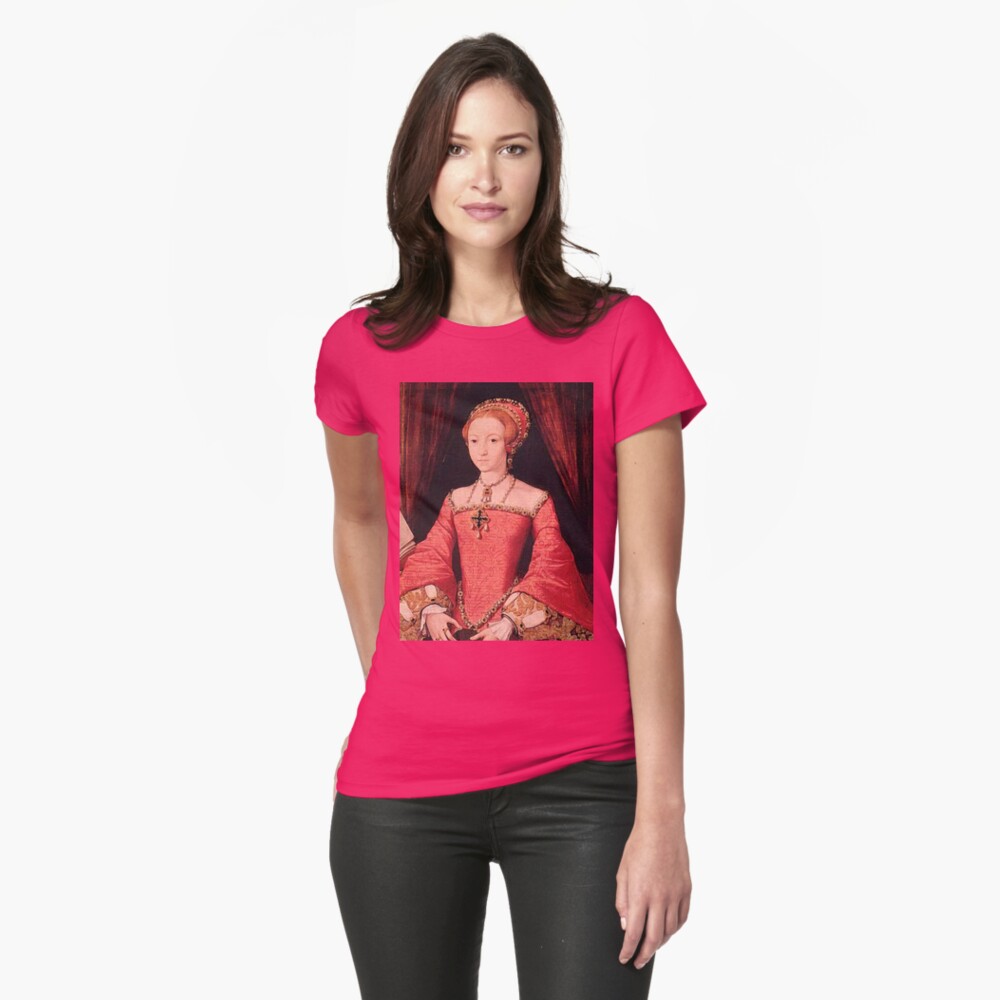 Elizabeth I Princess Portrait Fitted T-Shirt